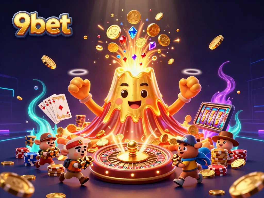Experience thrilling winnings at 9bet with a vibrant display of casino excitement.