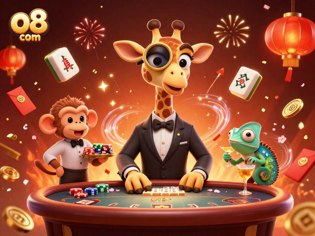 Experience thrilling wins at o8 com’s vibrant casino world filled with excitement and unique characters.