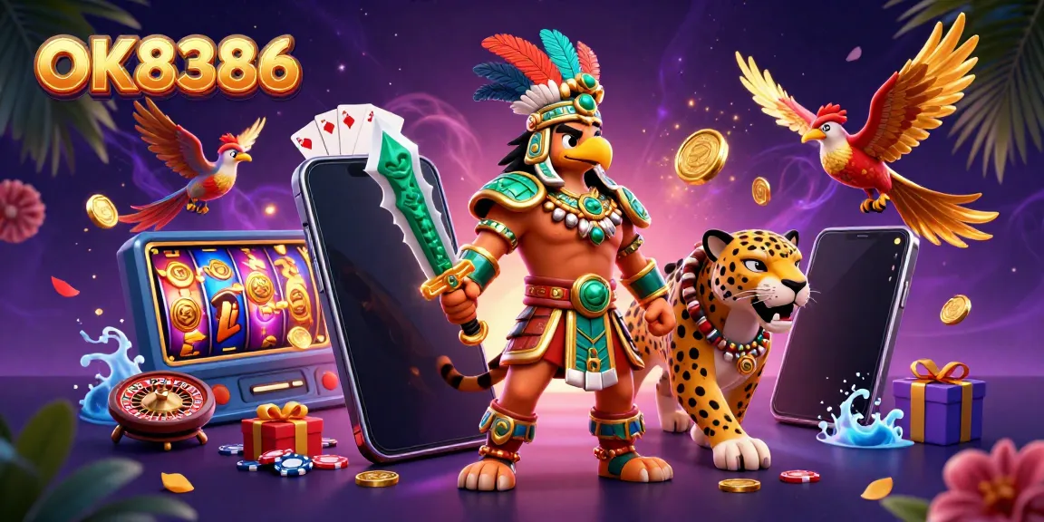 Experience thrilling gameplay with OK8386 featuring dynamic characters and exciting casino elements.