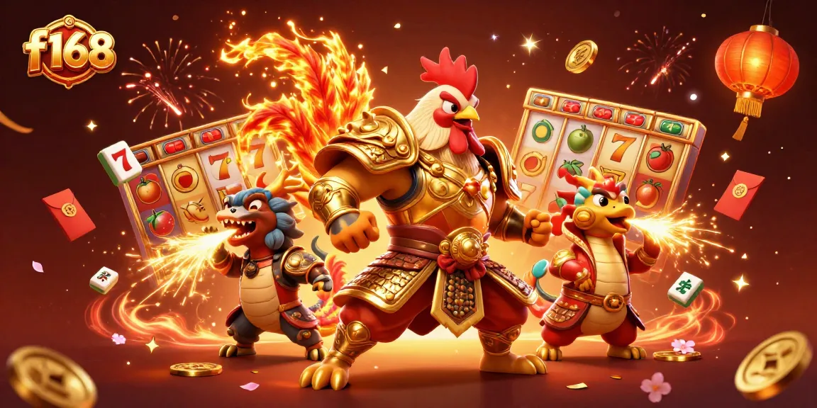 Experience thrilling gameplay at f168 with animated casino characters and vibrant symbols.